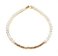 Bracelet Coscia Perle Femme Le Lune in Or jaune Perla LLBR2150.1